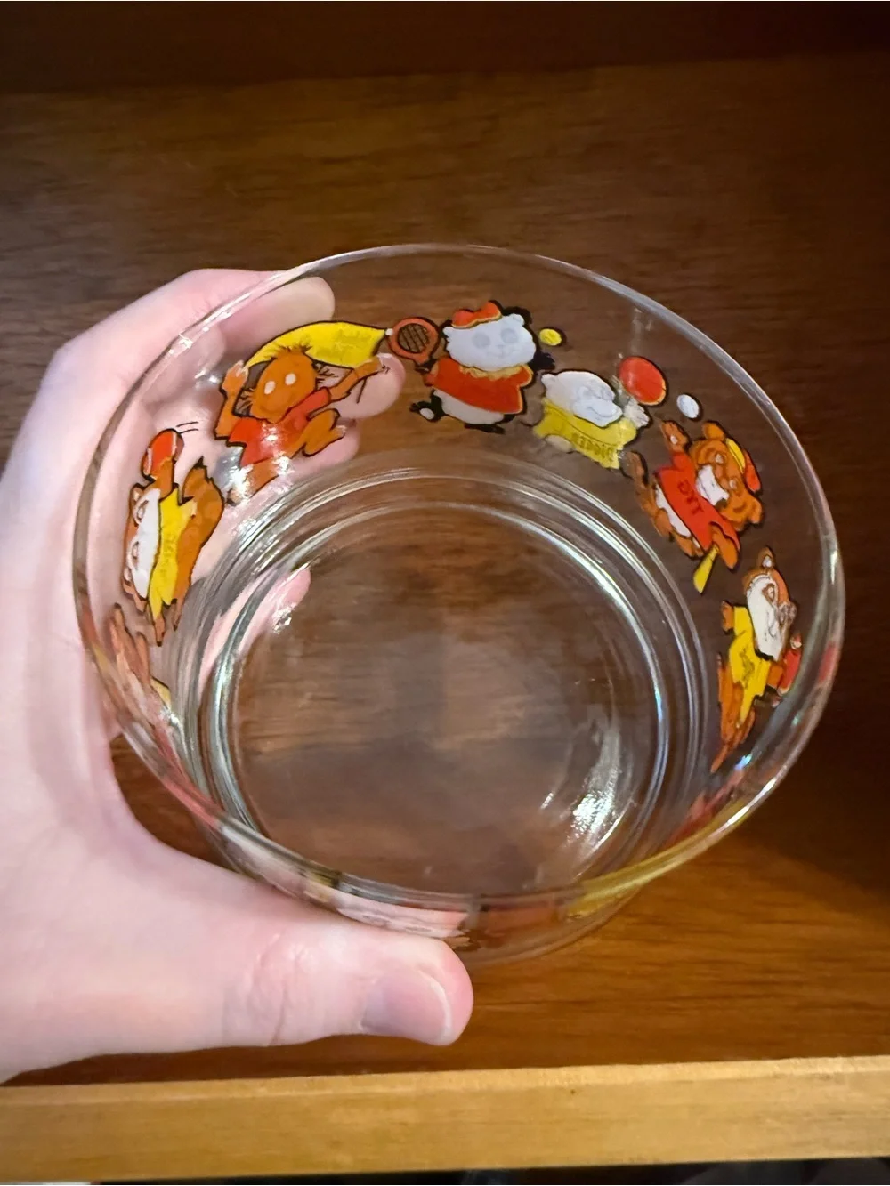Shirt Tales Clear Glass Candy Dish